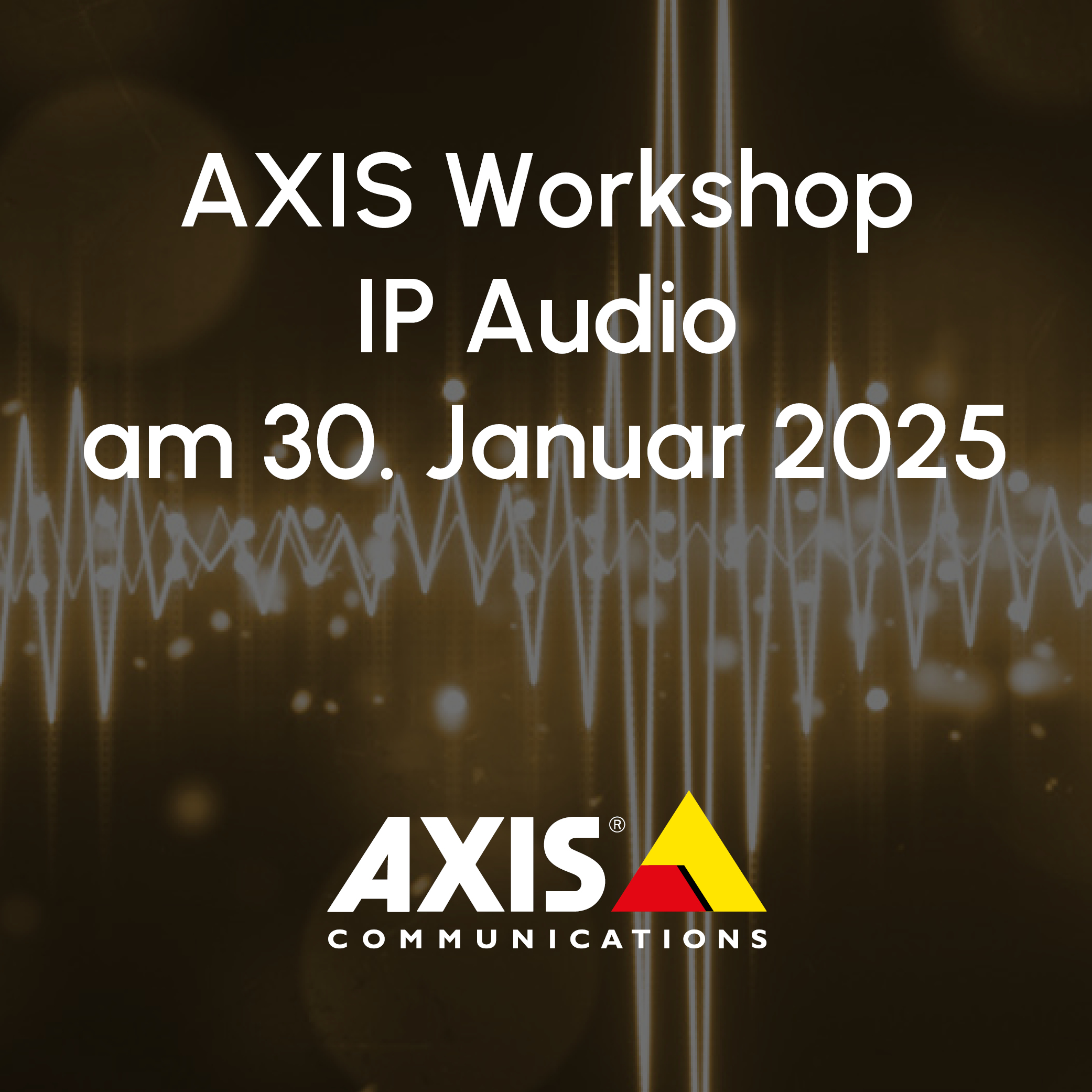 Axis IP Audio Workshop